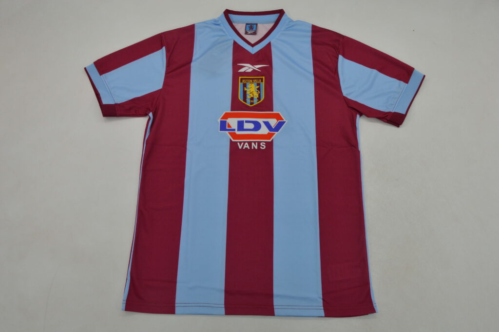 Aston Villa 1999-2000 Retro Jersey | Merson #10 Vintage Premier