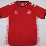 Greenland 2025 Home Football Jersey – Tupilak Pattern Red National Shirt