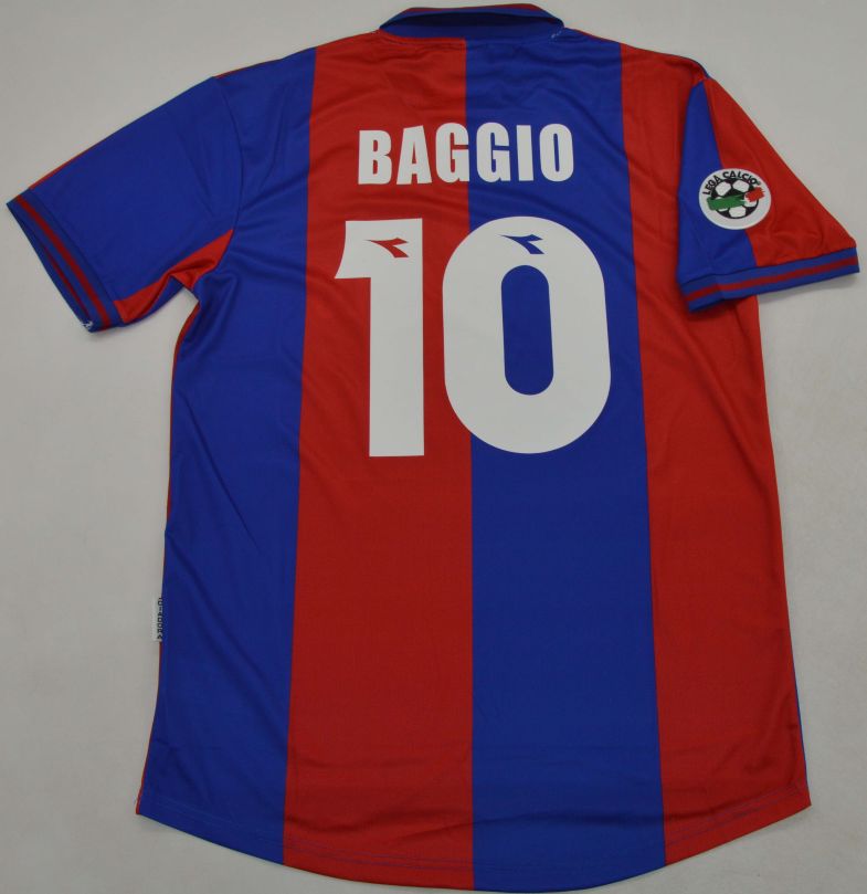 Roberto Baggio Bologna 1997-1998 Home Jersey - S, 10 BAGGIO