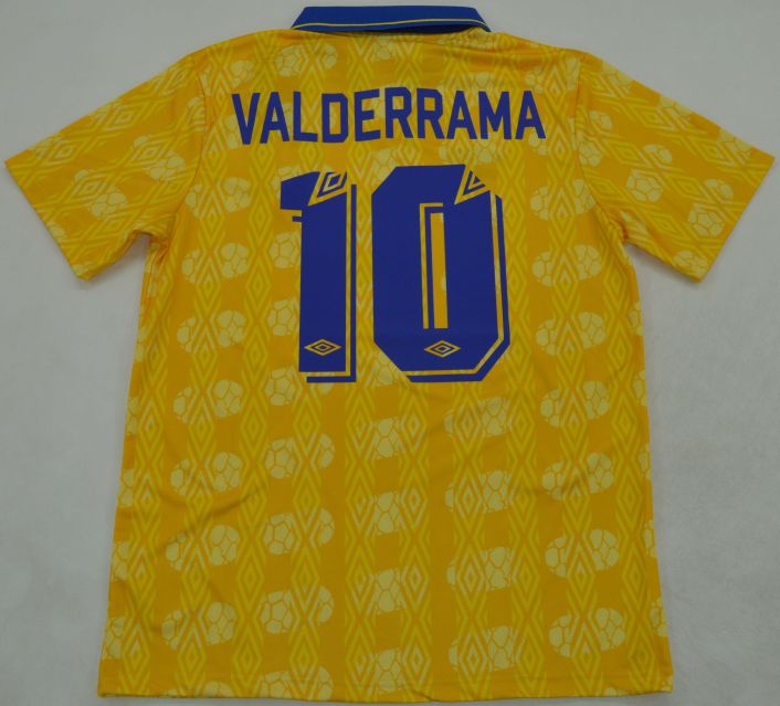 Colombia Valderrama 1993 jersey