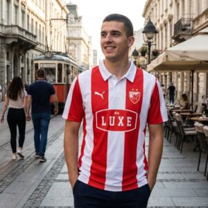 1983-1984 Red Star Belgrade Retro Jersey - Image 3