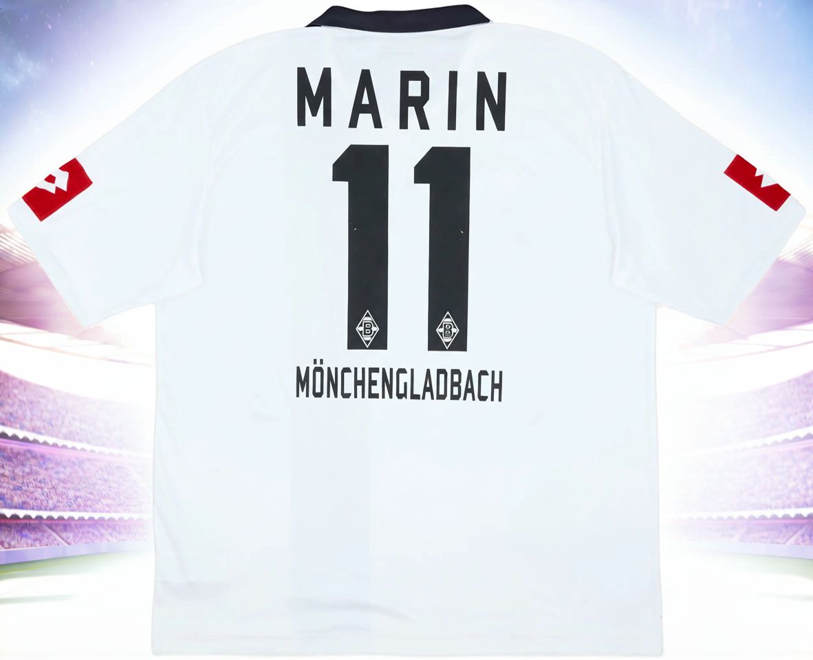 2008-2009 Borussia Mönchengladbach Retro Jersey - S, 11 MARIN