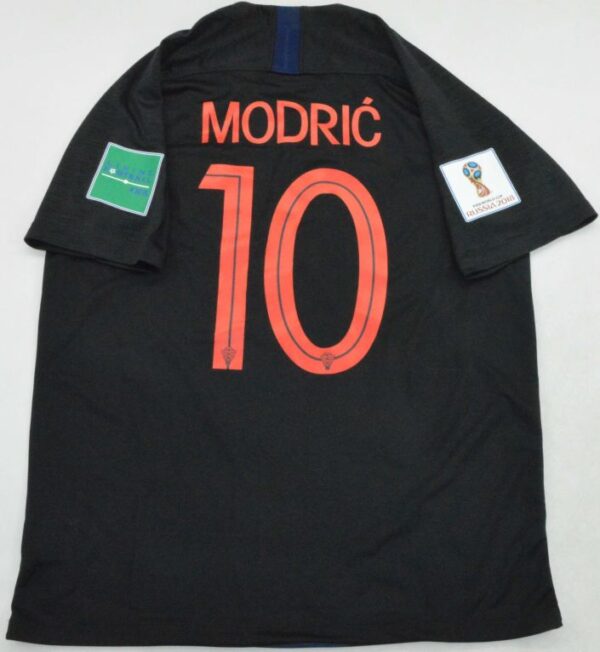 Croatia 2018 World Cup Away Jersey | Modrić #10 Vintage Replica