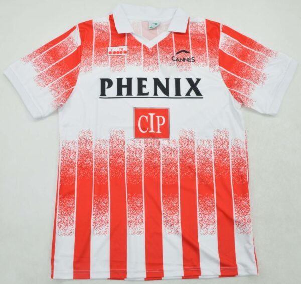 As Cannes 91-92 jersey AS Cannes 1991-92 Retro Home Jersey