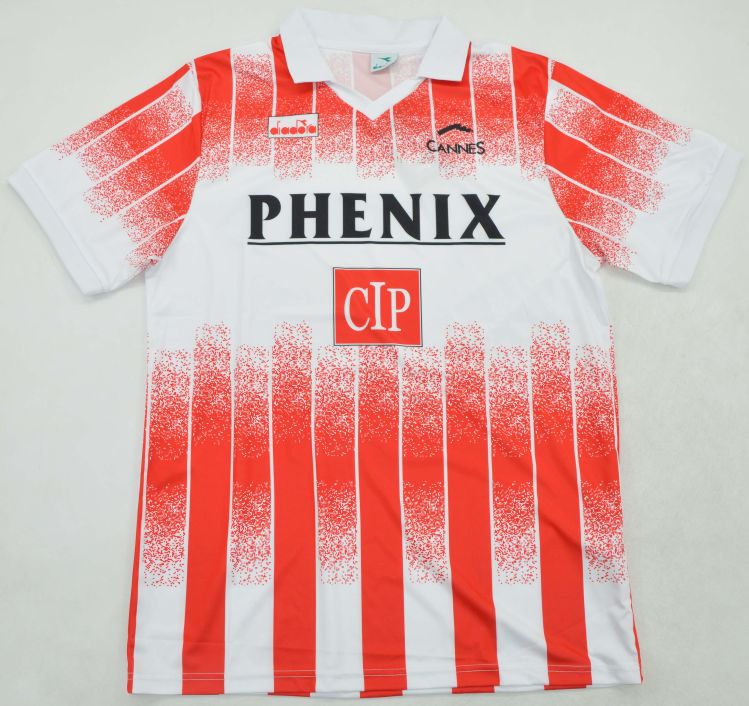 AS Cannes 1991-92 Retro Home Jersey