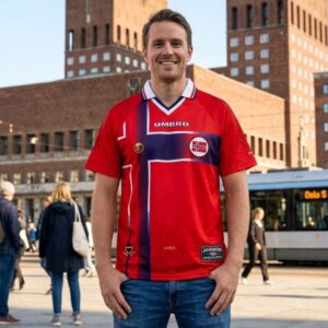 Norway 1997-98 Home Jersey - Image 3