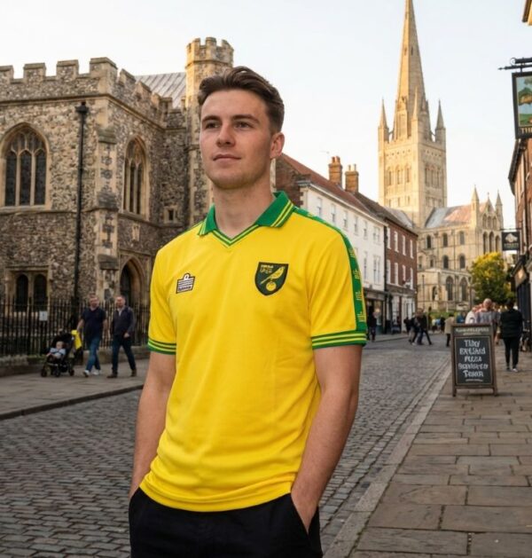 Norwich City 1977-1978 Vintage Jersey – The Admiral Era Classic