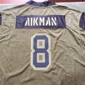 Vintage Troy Aikman Dallas Cowboys Camo Jersey - Image 6
