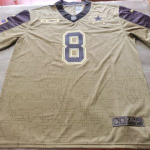 Vintage Troy Aikman Dallas Cowboys #8 Salute to Service Digital Camo Jersey