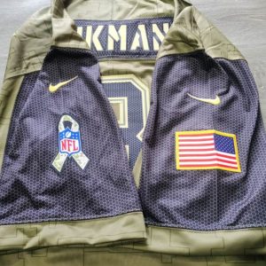 Vintage Troy Aikman Dallas Cowboys Camo Jersey - Image 5