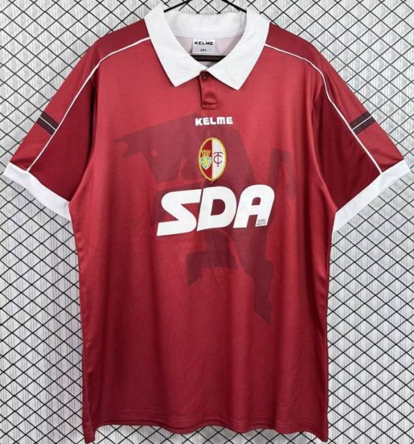 torino fc 1998 jersey Torino FC 1998-99 Home Vintage Football Jersey