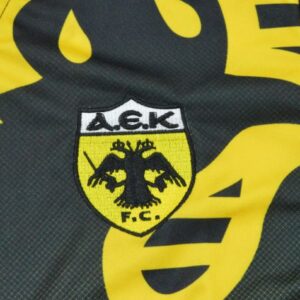 AEK Athens 1997–98 Retro Football Jersey | Vintage Kappa Home Shirt - Image 3