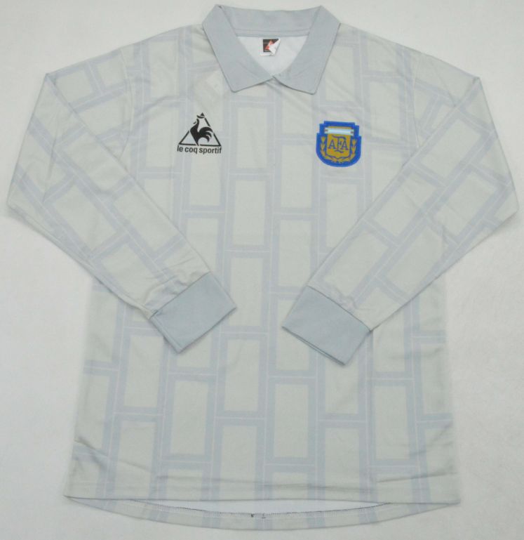 Argentina 1986 Grey Goalkeeper Jersey – Nery Pumpido World Cup Retro Shirt