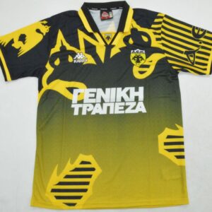 AEK Athens 1997–98 Retro Football Jersey – Vintage Kappa Home Shirt